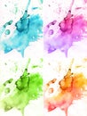 Abstract watercolor backgrounds