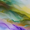 1319 Abstract Watercolor Blends: An artistic and abstract background featuring abstract watercolor blends in soft and dreamy col Royalty Free Stock Photo