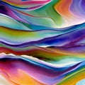 1319 Abstract Watercolor Blends: An artistic and abstract background featuring abstract watercolor blends in soft and dreamy col