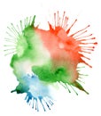 Abstract watercolor blot background Royalty Free Stock Photo