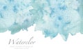 Abstract watercolor blot painted background. Texture paper. Isolated. Royalty Free Stock Photo