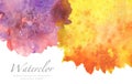 Abstract watercolor blot painted background. Texture paper. Isolated. Royalty Free Stock Photo