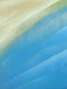 abstract watercolor on a blue background close-up, abstraction Royalty Free Stock Photo