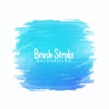 Abstract watercolor brush stroke design