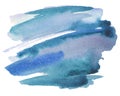 Abstract watercolor brush strokes painted background. Texture pa Royalty Free Stock Photo