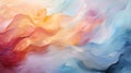 Abstract watercolor brushstrokes creating a dynamic and artistic seamless pattern