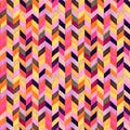 Abstract watercolor chevron seamless pattern. Water color stripes background Royalty Free Stock Photo