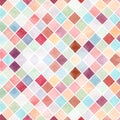 Abstract watercolor colorful background, geometry, diamonds Royalty Free Stock Photo