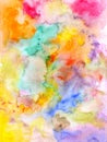 Abstract watercolor background - hand drawn Royalty Free Stock Photo