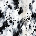 Abstract Watercolor Dalmatian Spots Seamless Pattern AI Generated