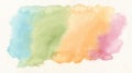 Abstract Watercolor Design of Pretty Pastels
