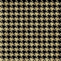 Abstract watercolor grunge hand painted glitter houndstooth monochrome seamless pattern