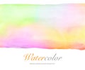 Abstract watercolor hand painted background. Royalty Free Stock Photo