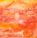 Abstract watercolor hand painted landscape background Royalty Free Stock Photo