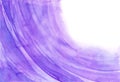 Abstract watercolor hand painting illustration. Bright purple wavy background.