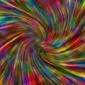 Abstract watercolor twirl illustration, Digital painted texture, Rainbow colors background, Generative AI