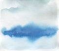 Abstract watercolor landscape blot painted background. Texture. Royalty Free Stock Photo