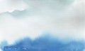 Abstract watercolor landscape blot painted background. Texture. Royalty Free Stock Photo