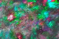 Multicolor abstract watercolored background