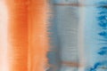 abstract watercolor orange blue background. High quality photo Royalty Free Stock Photo