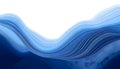 Abstract watercolor paint background dark blue gradient color with fluid curve lines texture and white space for text