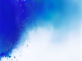 Abstract watercolor paint background by gradient deep blue color with liquid fluid grunge texture for background Royalty Free Stock Photo