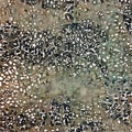 Abstract watercolor painted mosaic texture in black brown and green Royalty Free Stock Photo