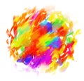 Abstract watercolor painting Royalty Free Stock Photo