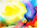 Abstract watercolor painting color colorful background illustration