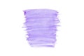 Abstract watercolor purple violet shades pattern texture art hand painted on white background with copy space Royalty Free Stock Photo