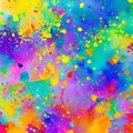 946 Abstract Watercolor Splashes: A vibrant and dynamic background featuring abstract watercolor splashes in bold and energetic