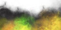 Abstract watercolor storm sky grunge, gradient. Abstract bright background in yellow, green, black and white colors Royalty Free Stock Photo