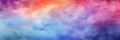 abstract watercolor texture multicolored background, blue, orange and pink painted surface for design banner Royalty Free Stock Photo