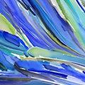 An abstract watercolor texture in shades of blue and green2, Generative AI Royalty Free Stock Photo