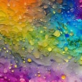 314 Abstract Watercolor: A vibrant and abstract background featuring watercolor textures in bold and vivid colors that create a