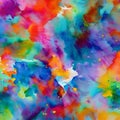 314 Abstract Watercolor: A vibrant and abstract background featuring watercolor textures in bold and vivid colors that create a