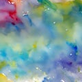 703 Abstract Watercolor Washes: An artistic and expressive background featuring abstract watercolor washes in vibrant and blende Royalty Free Stock Photo