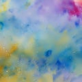 703 Abstract Watercolor Washes: An artistic and expressive background featuring abstract watercolor washes in vibrant and blende Royalty Free Stock Photo