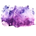 Abstract Watercolor on white background