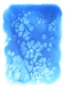 Abstract watercolor winter background