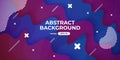 Abstract wave background. Dynamic geometric shapes composition. Simple modern design. Futuristic banner, poster, flyer template.