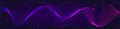 Abstract wave background. Element for design. Digital frequency track equalizer. Stylized line art. Curved wavy line smooth stripe