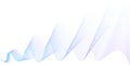 Abstract wave design. Data visualization, Cyberspace, Big data, analytics, Digital era, Information technology Royalty Free Stock Photo