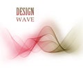 Abstract wave design element.The movement of the wave texture. Royalty Free Stock Photo