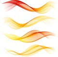 Abstract wave design element Royalty Free Stock Photo