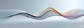 Abstract wave flowing gracefully with subtle color gradient Royalty Free Stock Photo