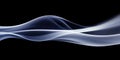 Abstract wave form background with smooth smoke lines Royalty Free Stock Photo