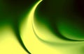 Abstract wave green and yellow mixture. background