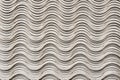 Abstract Wave Pattern of Fiber Cement Roofing Sheets Background Royalty Free Stock Photo