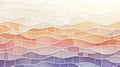 Abstract wave pattern with soft gradient colors creating a soothing visual effect Royalty Free Stock Photo